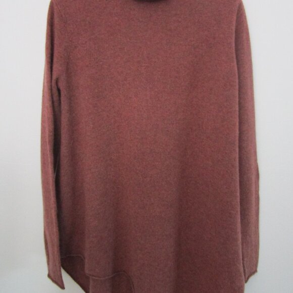 Turtleneck CASHMERE Pullover Tunic Sweater Cuddly Warm Nordstrom - Picture 5 of 8